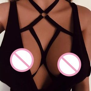 Black Strappy Bralette Size M